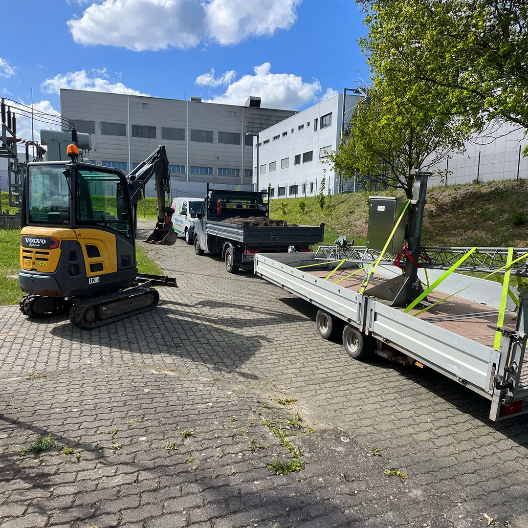 Rückbau einer alten Messstation